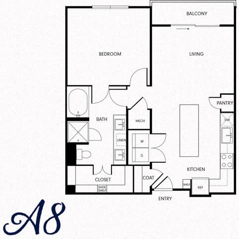 a floor plan of a house with roommates